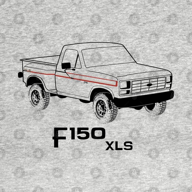 1982 F150 XLS Black Print by The OBS Apparel